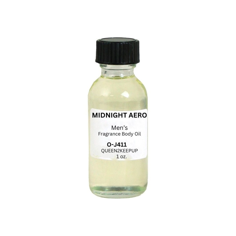 Midnight Aero Fresh Aromatic Citrus Men's Fragrance Oil 1 oz